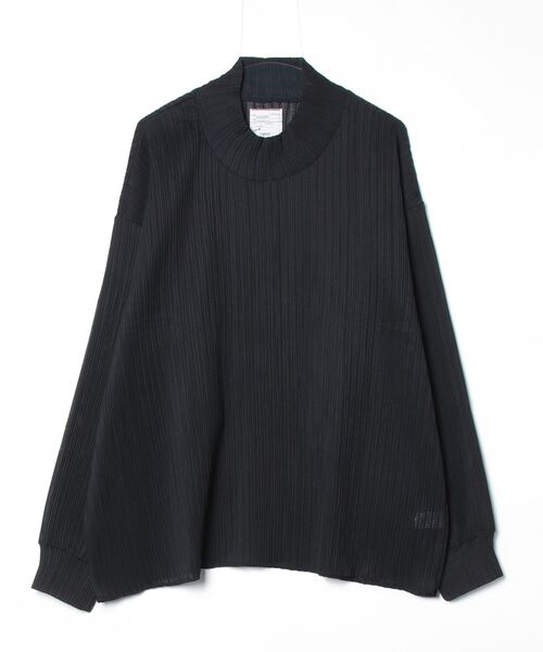 SHAREEF（シャリーフ）の「【SHAREEF】ハイネックプルオーバー（Tシャツ/カットソー・メンズ・ブラック/ホワイト・1/2）」の12枚目の写真