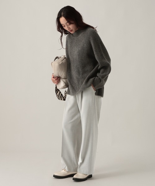 Elura(エルーラ)の「ハイネックアゼニット/621805(ニット/セーター・レディース・ホワイト系その他/ネイビー/ライトブルー/チャコールグレー・FREE)」の10枚目の写真