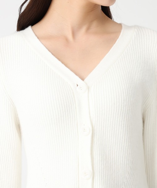 31 Sons de mode（トランテアン　ソン　ドゥ　モード）の「2025秋冬新作 袖リボンベロアペプラムニット（ニット/セーター・レディース・ピンク/ブルー/オフホワイト・ﾌﾘ-）」の14枚目の写真