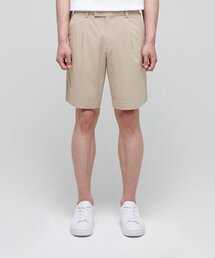 軽量隠しバンディングハーフスラックス[ベージュ]