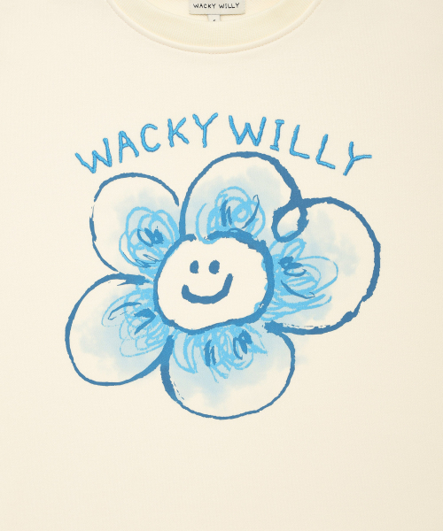 Wacky WiLLy（ワッキーウィリー）の「[25FW]ウーマンズビッグリリーグラフィックマンツーマンクリーム（スウェット・レディース・その他・SMALL/MEDIUM）」の5枚目の写真
