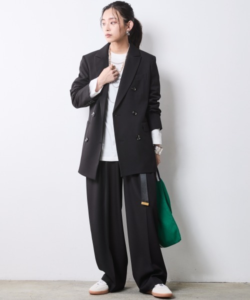 CHIC STYLE(シックスタイル)の「ロゴプリントTシャツ<大きいサイズ有>シックスタイル(Tシャツ/カットソー・レディース・ブラック/オフホワイト・5L/4L/3L/LL/L/M)」の15枚目の写真