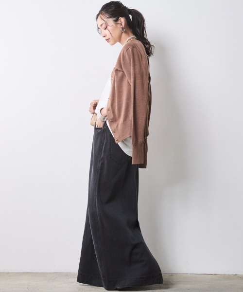 CHIC STYLE(シックスタイル)の「ロゴプリントTシャツ<大きいサイズ有>シックスタイル(Tシャツ/カットソー・レディース・ブラック/オフホワイト・5L/4L/3L/LL/L/M)」の20枚目の写真