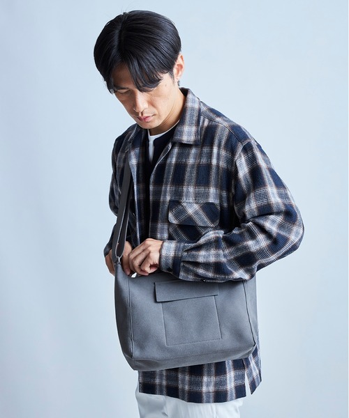 UNION STATION（ユニオンステーション）の「PRO-SPERITYショルダーバッグ（ショルダーバッグ・メンズ・グレー/ブラック・7）」の7枚目の写真