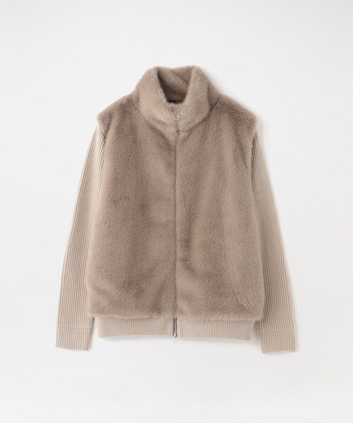 ファーコンビ ニット｜エストネーション ファーコンビニットアウター
