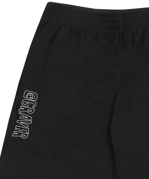 GRAVER（グレーバー）の「[ユニセックス]サンフラワードローイングバミューダトレーニングショートパンツ_ブラック（その他パンツ・レディース・ブラック・LARGE/MEDIUM）」の4枚目の写真