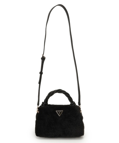 Guess（ゲス）の「SHAIDA Top Handle Crossbody ハンドバッグ  （ショルダーバッグ・レディース・ブラック・ONE SIZE）」の4枚目の写真