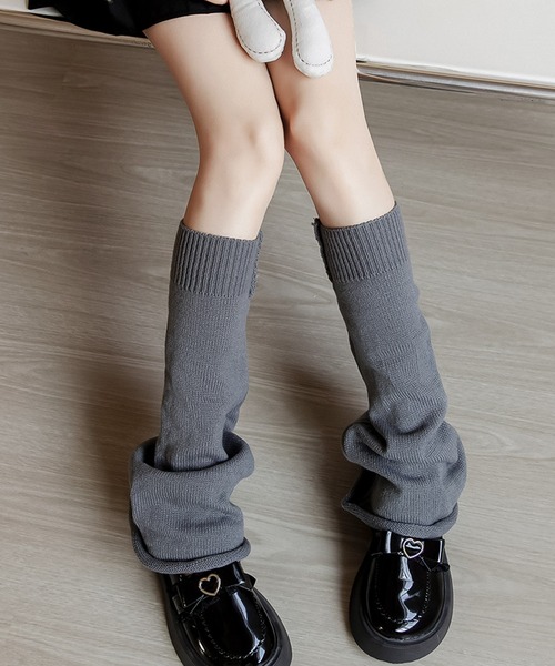 【Y2K】d.i.a レッグウォーマー　チャコール　グレー セール】blackdia ocean ルーズ レッグウォーマー Y2K ダメージ