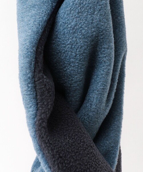 TWEED MILL（ツイードミル）の「【TWEEDMILL/ツイードミル】別注R/Sフリースクロスマフラー17（マフラー・メンズ・ライトブルー/ブラック/チャコールグレー/ネイビー・FREE）」の19枚目の写真