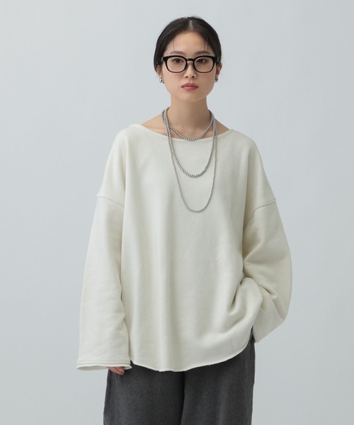 セール】裾ラウンド抜け感プルオーバー 134461（その他トップス