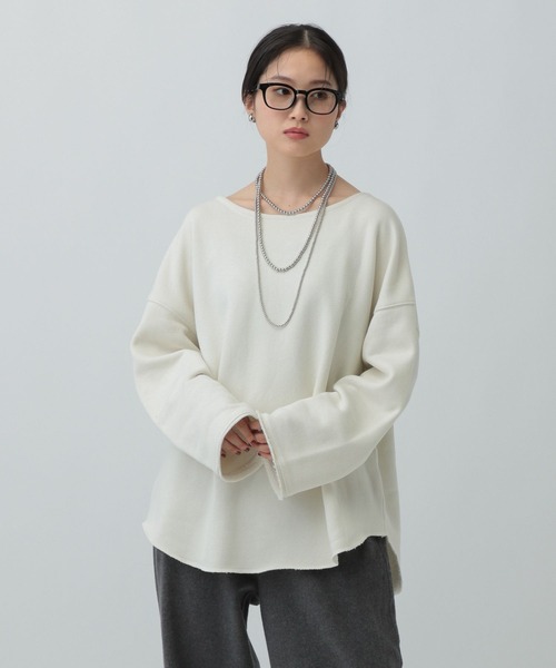 セール】裾ラウンド抜け感プルオーバー 134461（その他トップス