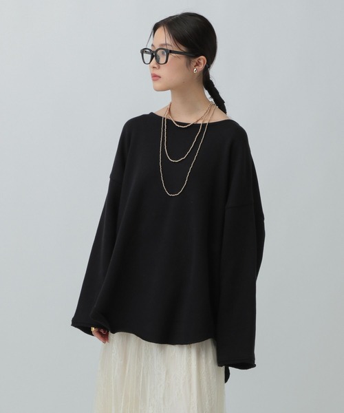 セール】裾ラウンド抜け感プルオーバー 134461（その他トップス