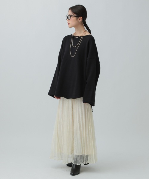 LEPSIM（レプシィム）の「裾ラウンド抜け感プルオーバー　134461（その他トップス・レディース・ブラック/オフホワイト/ライトグレー・FREE）」の15枚目の写真