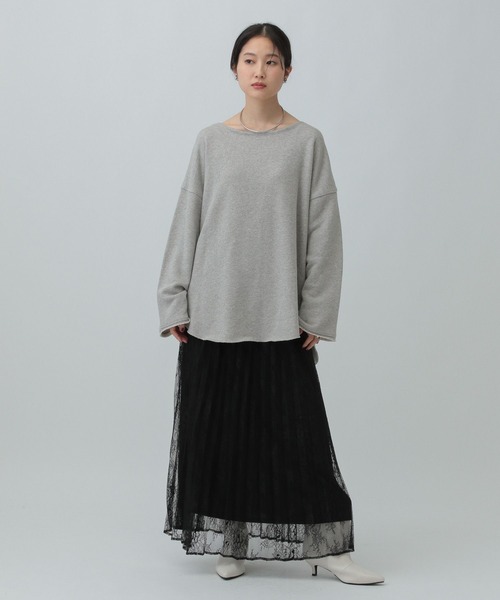 LEPSIM（レプシィム）の「裾ラウンド抜け感プルオーバー　134461（その他トップス・レディース・ブラック/オフホワイト/ライトグレー・FREE）」の19枚目の写真