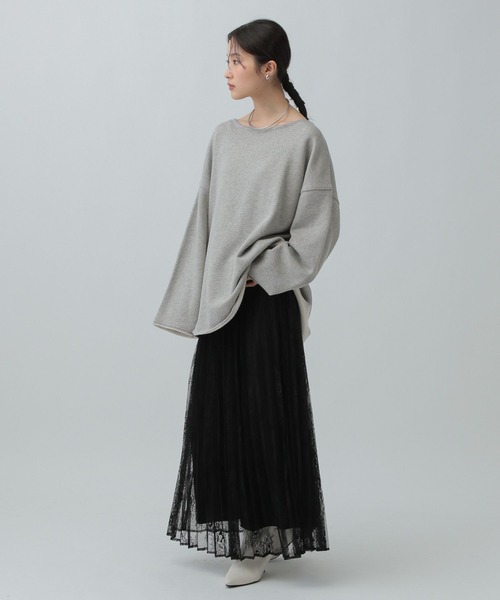 LEPSIM（レプシィム）の「裾ラウンド抜け感プルオーバー　134461（その他トップス・レディース・ブラック/オフホワイト/ライトグレー・FREE）」の21枚目の写真