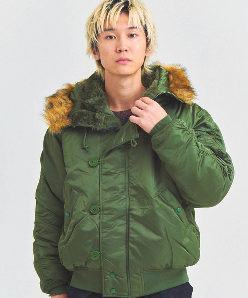 Alpha Industries(アルファインダストリーズ)の「ALPHA-N-2B SHORT WAIST PARKA(その他アウター・メンズ・ブラック/オリーブ・M/L)」の20枚目の写真
