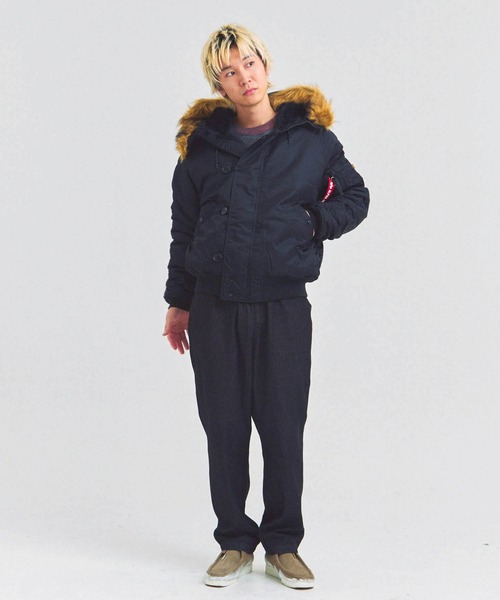 Alpha Industries(アルファインダストリーズ)の「ALPHA-N-2B SHORT WAIST PARKA(その他アウター・メンズ・ブラック/オリーブ・M/L)」の11枚目の写真