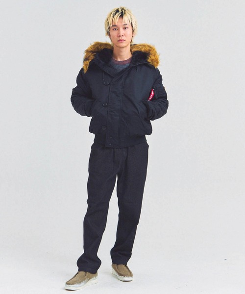 Alpha Industries(アルファインダストリーズ)の「ALPHA-N-2B SHORT WAIST PARKA(その他アウター・メンズ・ブラック/オリーブ・M/L)」の12枚目の写真