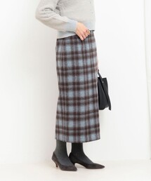 MICO COULIER | 起毛ソフトチェックスカート(スカート)