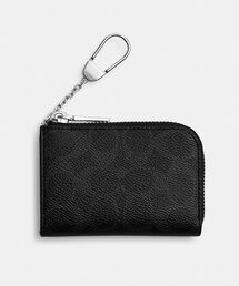 COACH | Lジップ キー ケース・シグネチャー キャンバス(キーケース/キーアクセサリー)