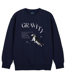 エーストロナウト オーバーサイズ スウェット_ネイビー