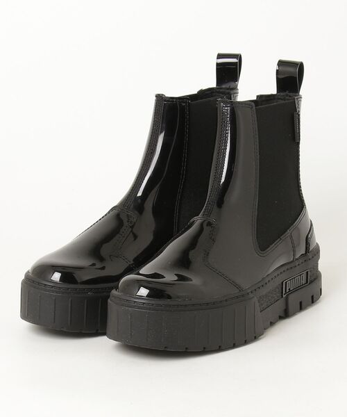 PUMA(プーマ)の「PUMA/プーマ ウィメンズ メイズ チェルシージェリー(ブーツ・レディース・ベージュ/ブラック・23cm/24.5cm)」の2枚目の写真