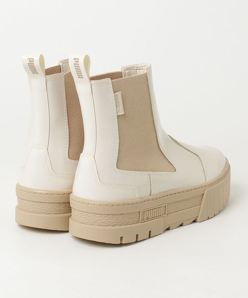 PUMA(プーマ)の「PUMA/プーマ ウィメンズ メイズ チェルシージェリー(ブーツ・レディース・ベージュ/ブラック・23cm/24.5cm)」の3枚目の写真