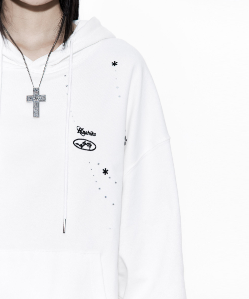 KASHIKO(カシコ)の「Zenu Hoodie White(パーカー・レディース・その他・FREE)」の4枚目の写真
