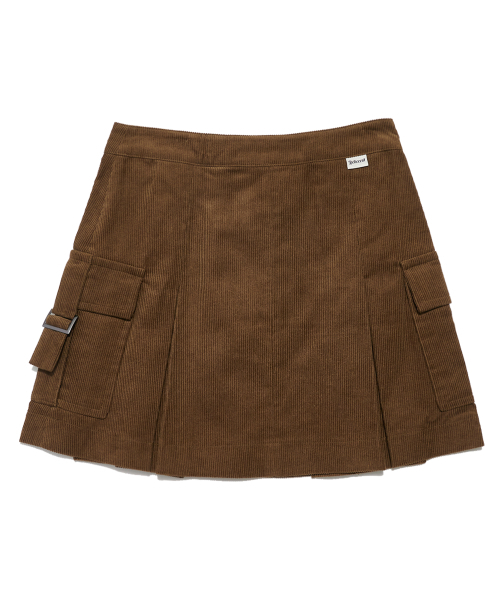 DELICCENT（デリセント）の「コーデュロイカーゴミニスカート[KHAKI]（スカート・レディース・カーキ・MEDIUM/SMALL）」の3枚目の写真