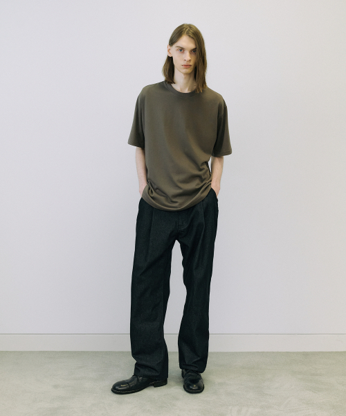 ENDOOR(エンドア)の「Supima premium 1/2 T-shirt (brown)(Tシャツ/カットソー・メンズ・その他・1/2/3)」の5枚目の写真