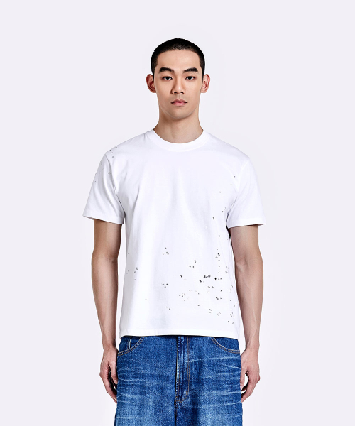 クラッシュTシャツ - ホワイト（Tシャツ/カットソー）｜51