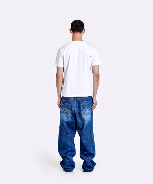 51%(フィフティーワンパーセント)の「クラッシュTシャツ - ホワイト(Tシャツ/カットソー・メンズ・その他・MEDIUM/LARGE)」の3枚目の写真