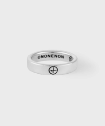 NONENON（ノンノン）の「LOGO FLAT RNG(3mm)（リング）」