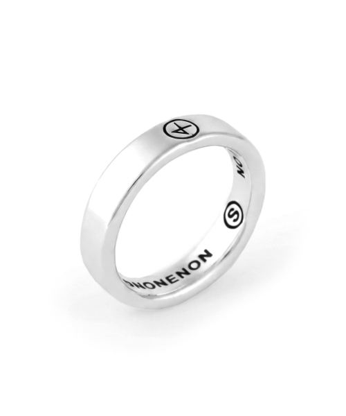 NONENON(ノンノン)の「LOGO FLAT RNG(3mm)(リング・レディース・その他・SMALL/MEDIUM/LARGE)」の3枚目の写真