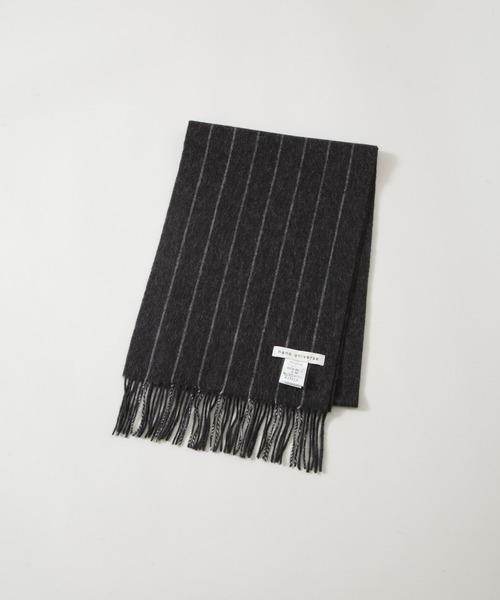 NANO universe(ナノユニバース)の「ウールアソートマフラー(マフラー・メンズ・チャコール/ネイビー/その他1/その他2・FREE)」の12枚目の写真