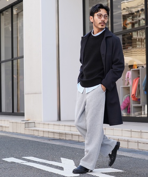 jiggys shop(ジギーズショップ)の「裏起毛 ヘビーウェイト ワイドフィット スウェットパンツ(スウェットパンツ・メンズ・チャコールグレー/ブラック/グレー/クリーム・MEDIUM/LARGE/X-LARGE)」の7枚目の写真