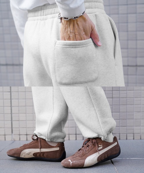 jiggys shop(ジギーズショップ)の「裏起毛 ヘビーウェイト ワイドフィット スウェットパンツ(スウェットパンツ・メンズ・チャコールグレー/ブラック/グレー/クリーム・MEDIUM/LARGE/X-LARGE)」の18枚目の写真