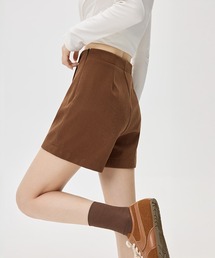 コーデュロイハイウエストスカートショートパンツ