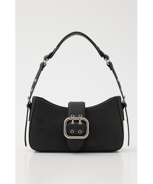MOUSSY(マウジー)の「【EC限定カラー:ブラック】BELTED ハンドバッグ(ハンドバッグ・レディース・ブラウン/ライトピンク/チャコールグレー/ブラック・FREE)」の2枚目の写真