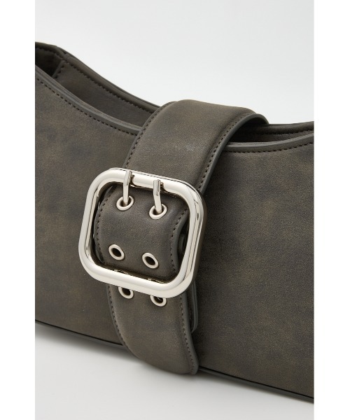 MOUSSY（マウジー）の「BELTED ハンドバッグ（ショルダーバッグ・レディース・ブラウン/ライトピンク/チャコールグレー・FREE）」の17枚目の写真