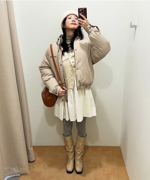 MARHEN.J(マルヘンジェイ)の「ダングル (DANGLE) バケットバッグ(ショルダーバッグ・レディース・ブラック/ブラウン/サンドベージュ・FREE)」の7枚目の写真