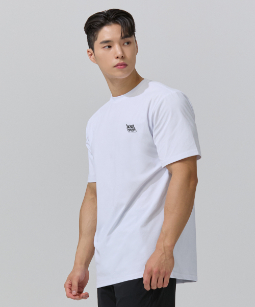 BLACK MONSTER FIT(ブラックモンスターフィット)の「ランニングソロナ 半袖 (ホワイト) / BM220119(Tシャツ/カットソー・レディース・その他・MEDIUM/LARGE/X-LARGE/XX-LARGE)」の2枚目の写真