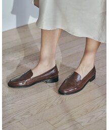 エミル ベーシック ペニーローファー - ブラウン PU