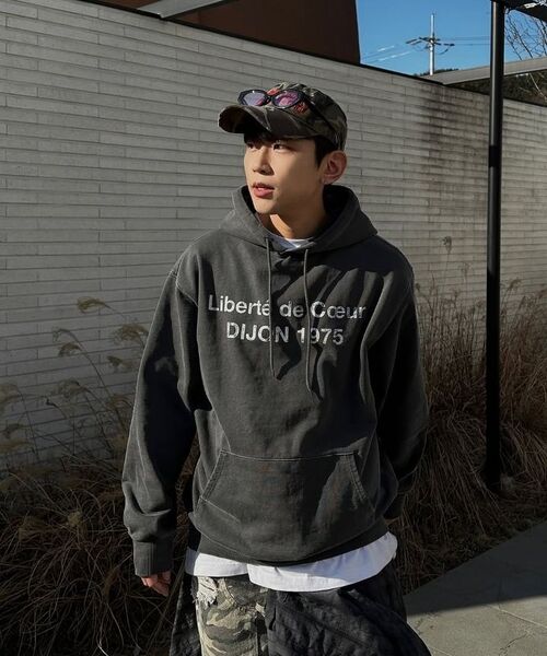 KANEITEI(カネイテイ)の「DIJON WASHED HOODIE (NAVY)(パーカー・レディース・ネイビー・SMALL/MEDIUM/LARGE/X-LARGE)」の8枚目の写真