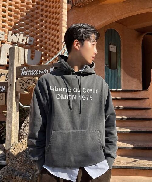 KANEITEI(カネイテイ)の「DIJON WASHED HOODIE (NAVY)(パーカー・レディース・ネイビー・SMALL/MEDIUM/LARGE/X-LARGE)」の19枚目の写真