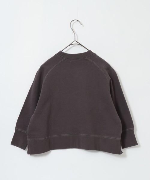OMNES（オムネス）の「裏毛スウェット プルオーバー KIDS（スウェット・キッズ・チャコール/ベージュ/アイボリー・110cm/100cm）」の12枚目の写真
