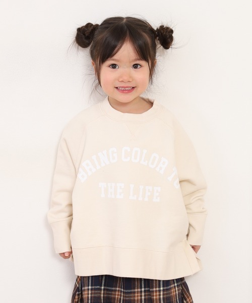 OMNES（オムネス）の「裏毛スウェット プルオーバー KIDS（スウェット・キッズ・チャコール/ベージュ/アイボリー・110cm/100cm）」の19枚目の写真