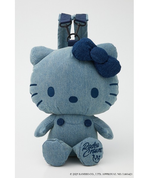 RODEO CROWNS WIDE BOWL（ロデオクラウンズワイドボウル）の「(サンリオキャラクターズ)BIG KITTY リュック（バックパック/リュック・レディース・ブルー/ホワイト系その他・FREE）」の2枚目の写真