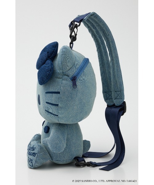 RODEO CROWNS WIDE BOWL（ロデオクラウンズワイドボウル）の「(サンリオキャラクターズ)BIG KITTY リュック（バックパック/リュック・レディース・ブルー/ホワイト系その他・FREE）」の4枚目の写真