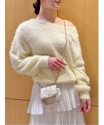ファーライクニットプルオーバー